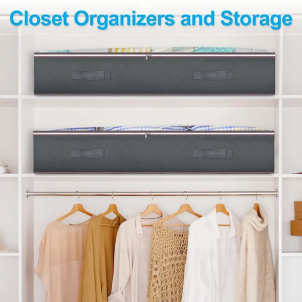 A887da6b8a5b6489a9bf91354f892dea4X.webp Foldable Under Bed Storage Containers with Clear Window Underbed Toy Organizers and Clothing Storage Bags Closet Storage Bins