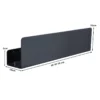 Black Bathroom Organizer Shelf With Hooks Aluminum Kitchen Decoration Shelves On Wall Shower Storage Rack Wall Mount