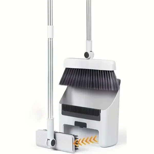 3in 1 Broom and Dustpan Set Floor Brush Long-handled Broom And Dustpan For Home Office School Dorm