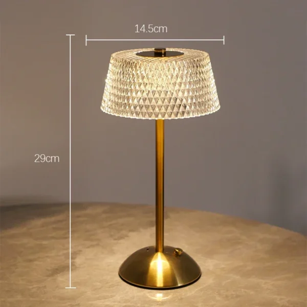 S0e41b58e32374a9d800f58bdde2a28f8a.webp Rechargeable LED Night Light Touch Bedroom Night Lamp Bedroom Study Bedside Atmosphere Decoration Glass LED Table Lamps