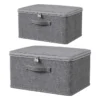 S1d2a6cce60b84919b3fdf8fdee1ddd8bF.webp Clothing Storage Box with Cipher Lock Travel Trunk Foldable Portable Dustproof Large Capacity Quilts Clothes Organizer Case