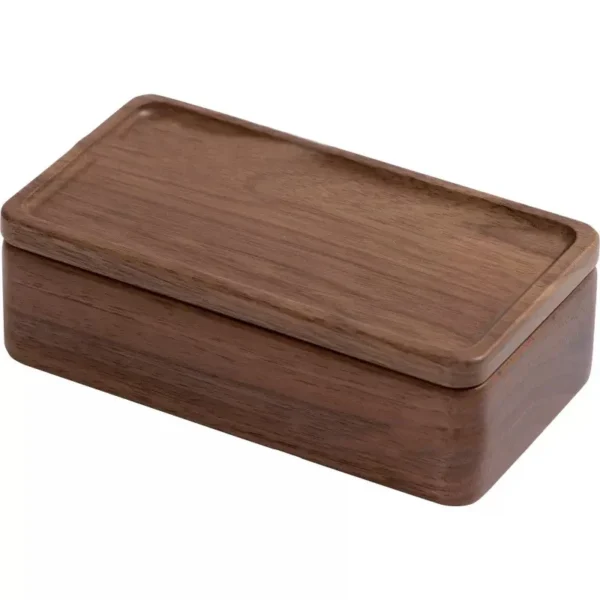 S1e5e9fecd29145a292c9a6d8324ffacbN.webp Walnut Wood Jewelry Holder,Portable Travel Jewelry Box with Compartments,Velvet Lined Storage for Rings,Earrings,Small Jewelry