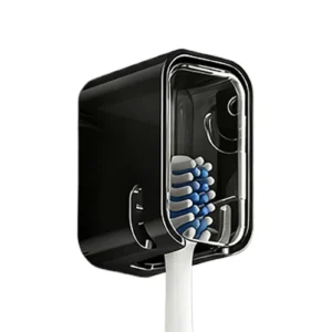 Space Saving Wall Mounted Toothbrush Holder Multifunctional Bathroom Storage Organizer - Assorted Colors