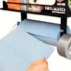 Garage Paper Towel Holder, Wall Mount Shelf, One-Hand Tear, Garage Organization and Storage Rack Holds 50 lbs