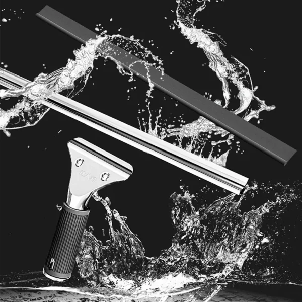 40cm Glass Cleaning Squeegee Window Wiper Window Cleaning Tool Rubber Blade for Bathroom Shower Home Car Glass Cleaning