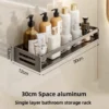 S3d0212aa700d4661ba9a7afc94496471p.webp Shower Corner Shelf Without Drilling Aluminum Bathroom Shelf With Towel Bar Shampoo Holder Toilet Rack Bathroom Accessories