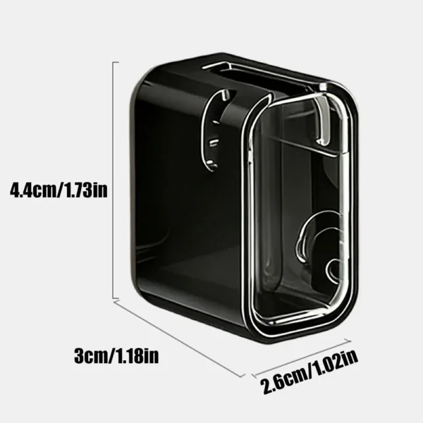 Space Saving Wall Mounted Toothbrush Holder Multifunctional Bathroom Storage Organizer - Assorted Colors