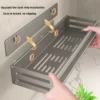 S4aacca1c14ad417799b12a10d69a20daa.webp Shower Corner Shelf Without Drilling Aluminum Bathroom Shelf With Towel Bar Shampoo Holder Toilet Rack Bathroom Accessories