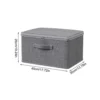 S52c82d2ea3d74b548dea7f04f29899a9C.webp Clothing Storage Box with Cipher Lock Travel Trunk Foldable Portable Dustproof Large Capacity Quilts Clothes Organizer Case