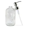 S6616d2a0ba9341bcb5a866c99051beceT.webp Soap Dispenser Bathroom Clear Glass Empty Refill Subbottle Detergent Kitchen Hand Sanitizers Shower Gel Shampoo Bottles