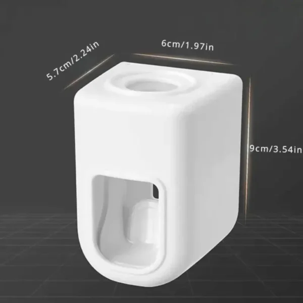 S7cdc4ae5e4094fc48cad6d1a35d8a14d9.webp Automatic Toothpaste Squeezer Wall-mounted Bathroom Accessories Waterproof Squeezer Toothbrush Holder Bathroom Tools
