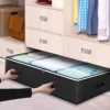 S7f7056676a6240899202430200a78348w.webp Foldable Under Bed Storage Containers with Clear Window Underbed Toy Organizers and Clothing Storage Bags Closet Storage Bins