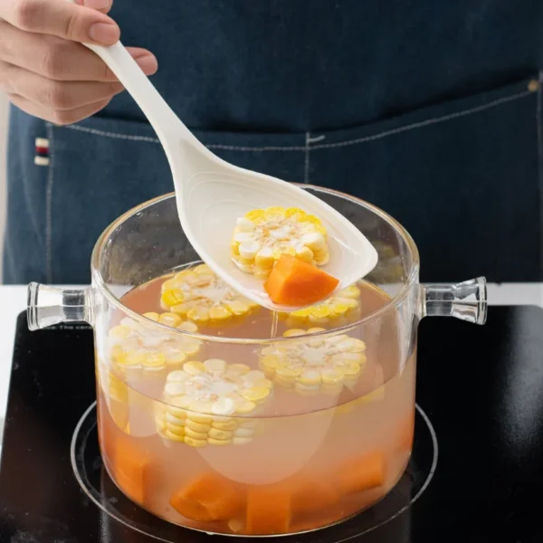 S82016b005e974a469a3de22cbf3fbfcat.webp Two-in-one Silicone Spatula and Spoon High-temperature Resistant and Non-stick Specially Designed with Scale for Stir-frying