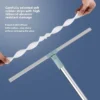 Magic Broom Silicone Bathroom Floor Scraper Household Bathroom Cleaning Squeegee Plastic Handle Two-In-One Dry And Wet Use