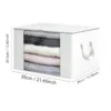 3pcs large capacity foldable fabric storage bag, foldable clothes storage bag