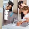 Sa215d49129654a409d16cb6af10ec212z.webp Intelligent Sensor Multi-Speed Contact-Free Wall-Mounted Vertical Hand Sanitizer Bubble Machine Rechargeable Soap Dispenser