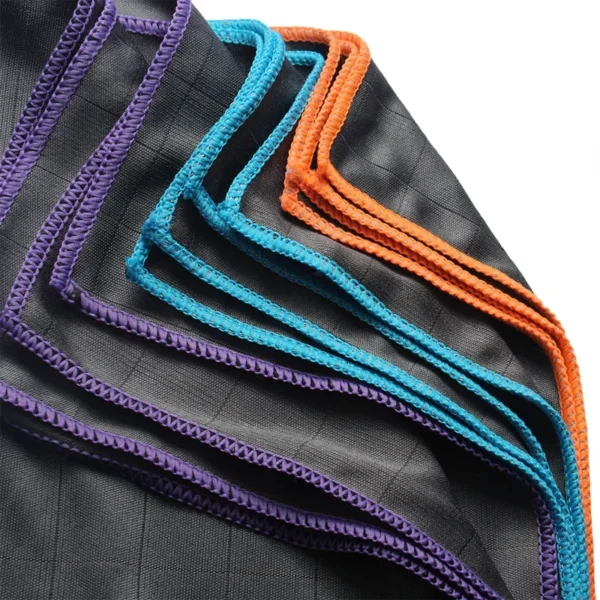 Saf8dd5596de947b6a67c8b36142ed724V.webp Lint Free Carbon Fiber Cleaning Cloth Glass Window Polishing Streak Free Miracle Easy Clean Rag Reusable for Kitchen Dish - Assorted Colors