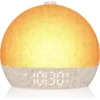 Wake Up Light Sunrise Alarm Clock Timer 30 White Noise Sound Machine Dimmable RGB Night Lights Sleep Aid Snooze Ideal for Gift