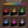Aroma Diffuser Simulation Colorful Flame Air Humidifier Can add Essential Oil Timing Setting Ultrasonic Cool Mist Maker Fogger