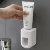 Sbc22e242a1314725ad29571d6fcab50dS.webp Automatic Toothpaste Squeezer Wall-mounted Bathroom Accessories Waterproof Squeezer Toothbrush Holder Bathroom Tools