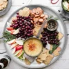 Sc10a2b1cd3944b2687f8f14387208591I.webp 20cm Round Metal Dish Camping Stainless Steel 304 Serving Dinner Plates 4 Pack with alleco cotton bag for BBQ, Snack, Salad