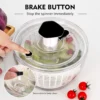 Scab99f60b8fe4ba2acef754e419f18707.webp LMETJMA 6.3 QT Salad Spinner Large Lettuce Dryer Spinner One-handed Easy Press Large Vegetable Dryer Salad Mixer Washer JT251