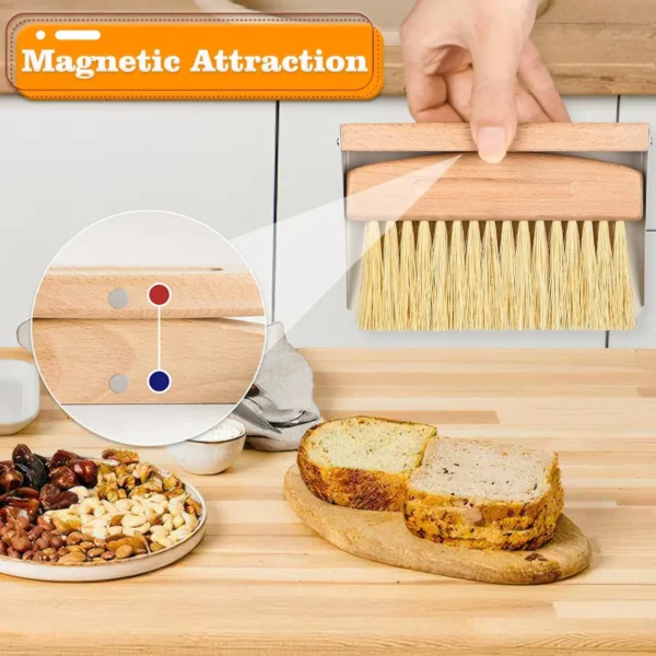 Small dustpan and brush set, mini broom and dustpan set, household desktop, sofa, portable cleaning brush for pet care