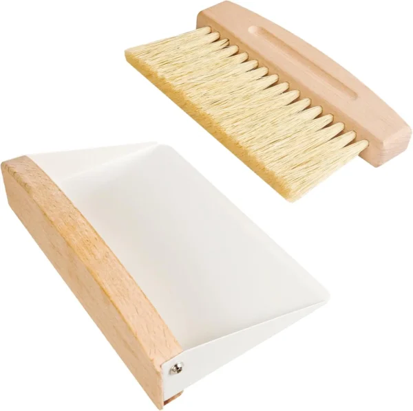 Small dustpan and brush set, mini broom and dustpan set, household desktop, sofa, portable cleaning brush for pet care