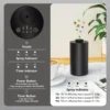 Waterless Essential Oil Diffuser Battery Operated Cordless Aromatherapy Diffuser with Timing & 3 Mist Levels car Diffuser