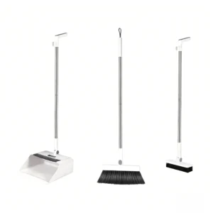 3in 1 Broom and Dustpan Set Floor Brush Long-handled Broom And Dustpan For Home Office School Dorm
